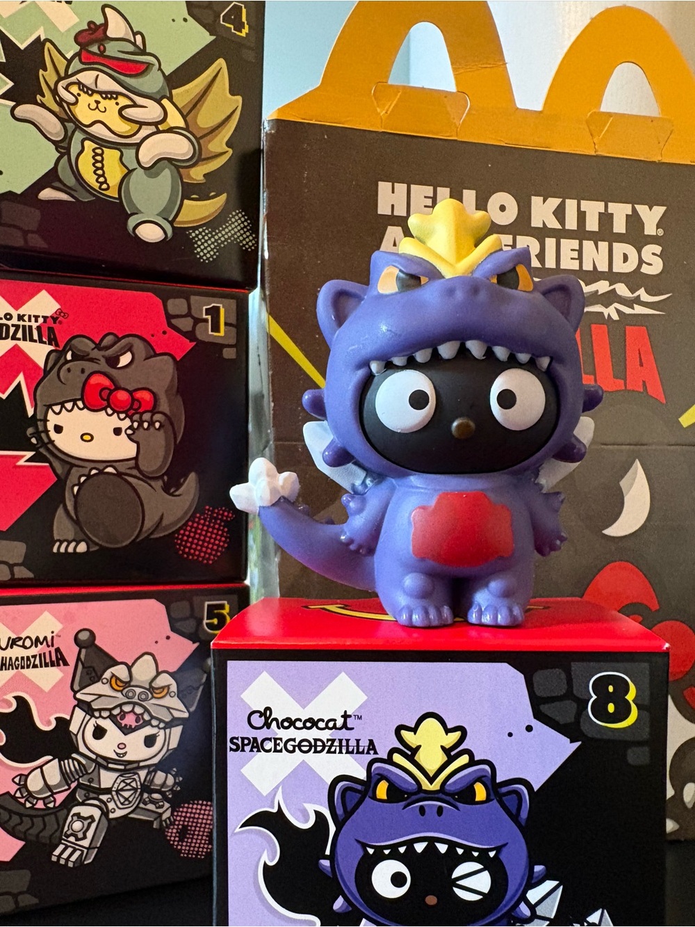 Limited Edition SpaceGodzilla Chococat - Hello Kitty x Godzilla Collection